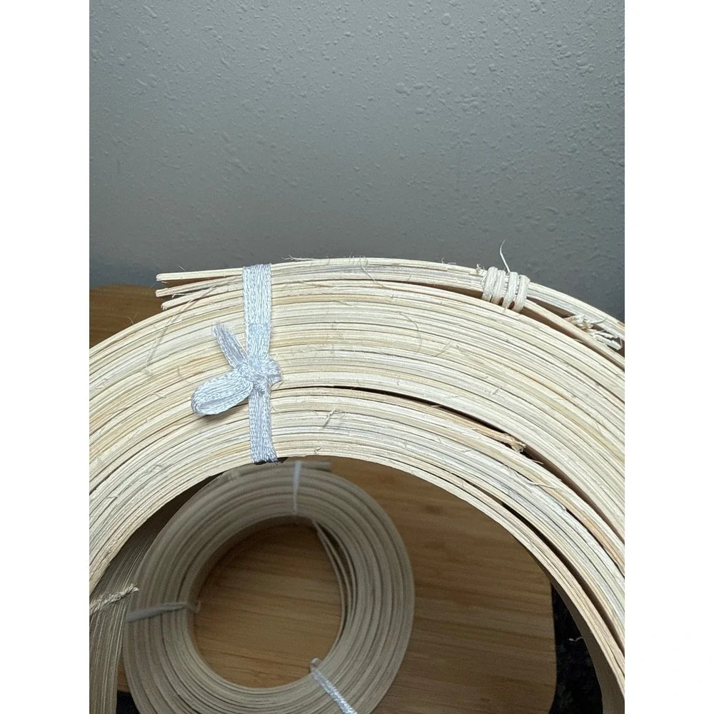 Flat Reed Basket Weaving Splints 2 Coils Natural DIY Craft
